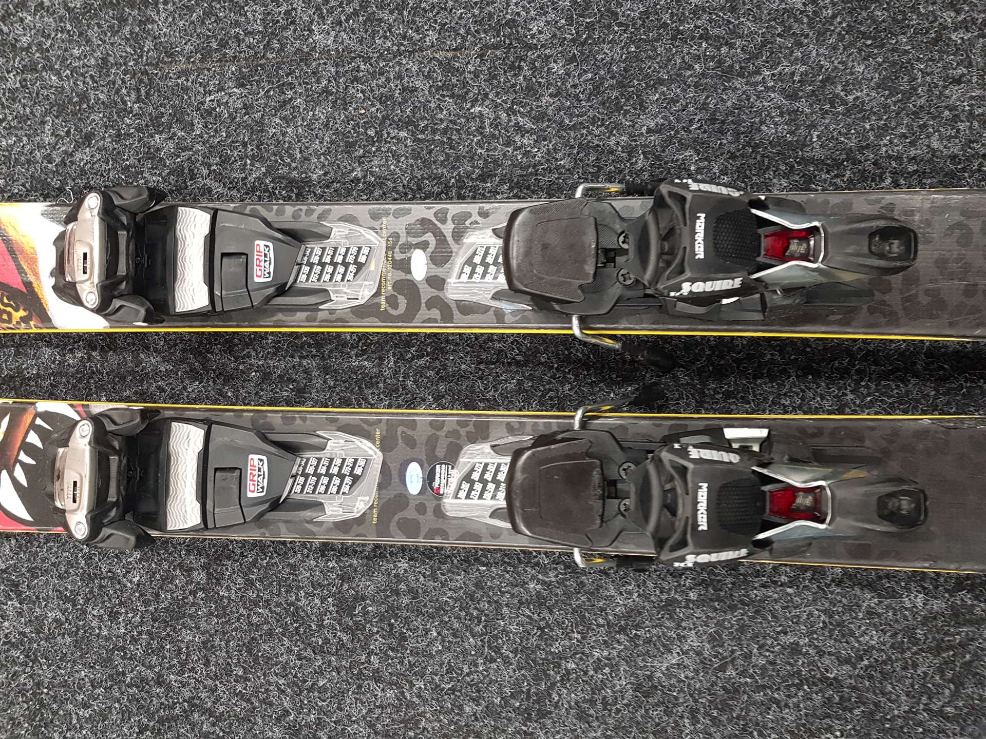 Sci freestyle VOLKL Bash 86 usati + attacchi Marker Squire 11