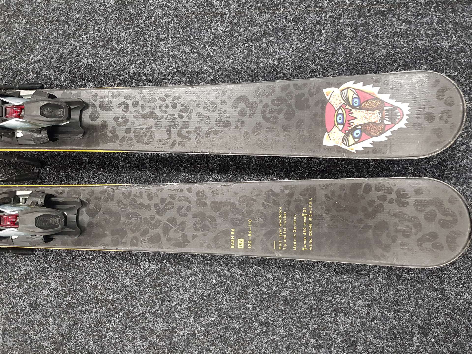 Sci freestyle VOLKL Bash 86 usati + attacchi Marker Squire 11