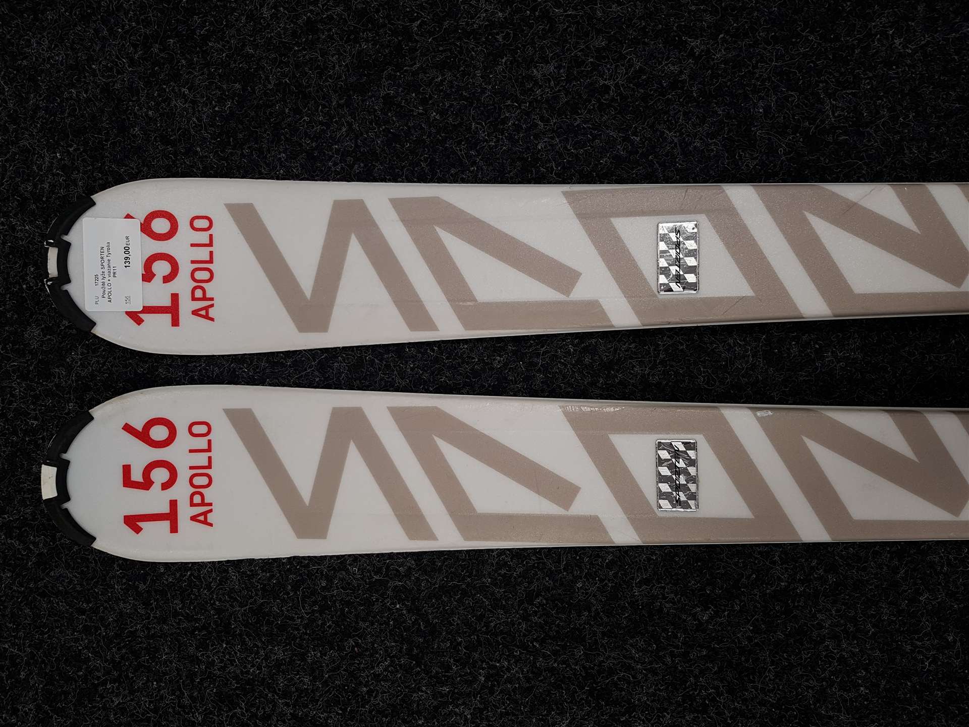 Sci SPORTEN APOLLO usati + attacchi Tyrolia PR11