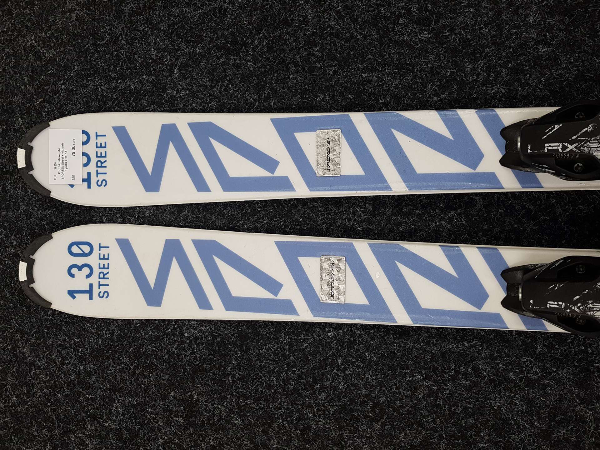 Použité detské lyže SPORTEN Street + viazanie Tyrolia LRX 7.5