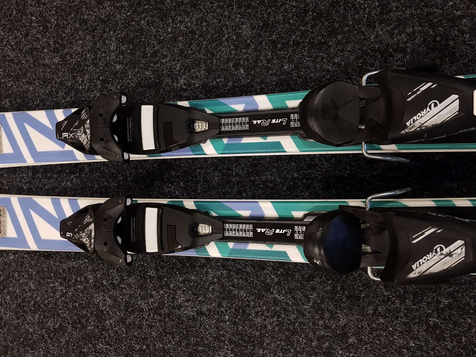 Použité detské lyže SPORTEN Street + viazanie Tyrolia LRX 7.5