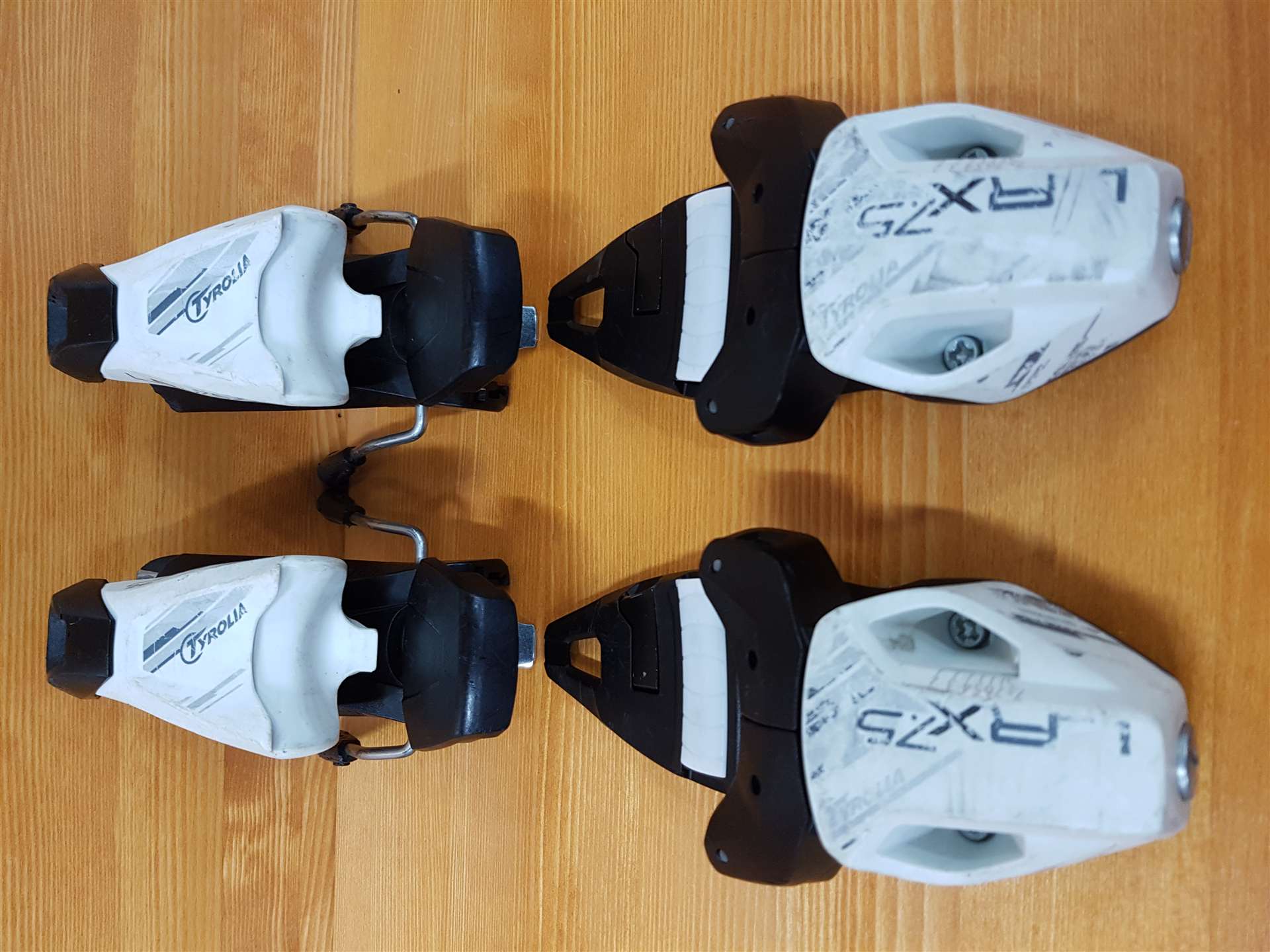 Použité viazanie Tyrolia RX  7.5 (DIN 7.5)