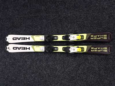 Esquís infantiles HEAD Team usados + fijaciones Head SLR 7.5 AC