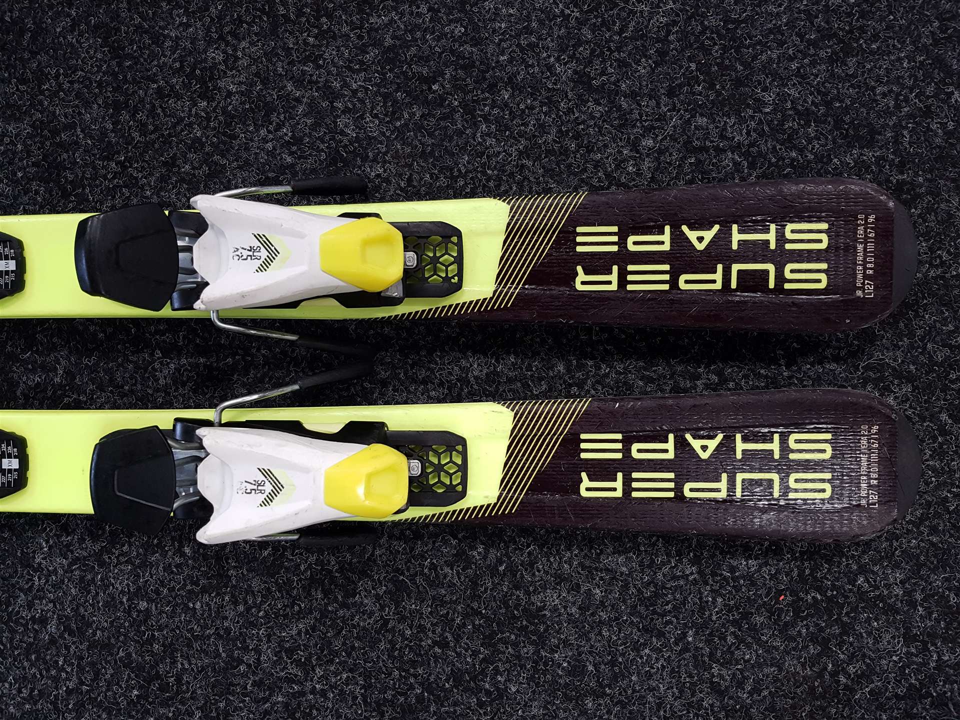 Použité dětské lyže HEAD Team + vázání Head SLR 7.5 AC