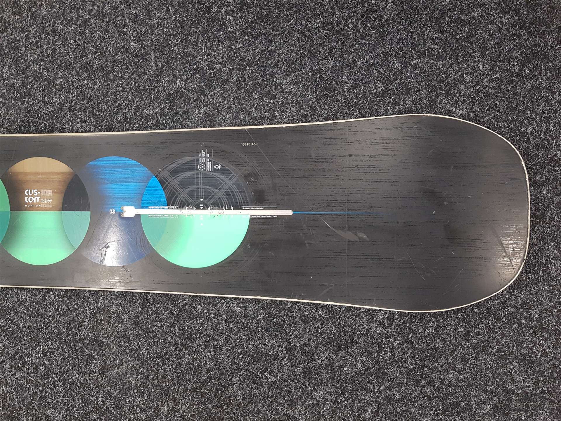 Tabla de snowboard usada BURTON Custom 62W