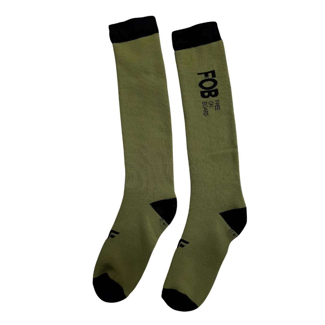 Pánske lyžiarske ponožky 4F M111 lemon