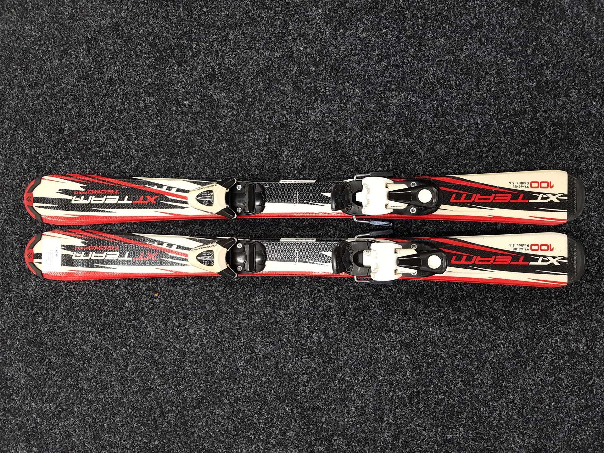 Použité dětské lyže TECNOPRO XT Team + vázání Tecnopro TC 45