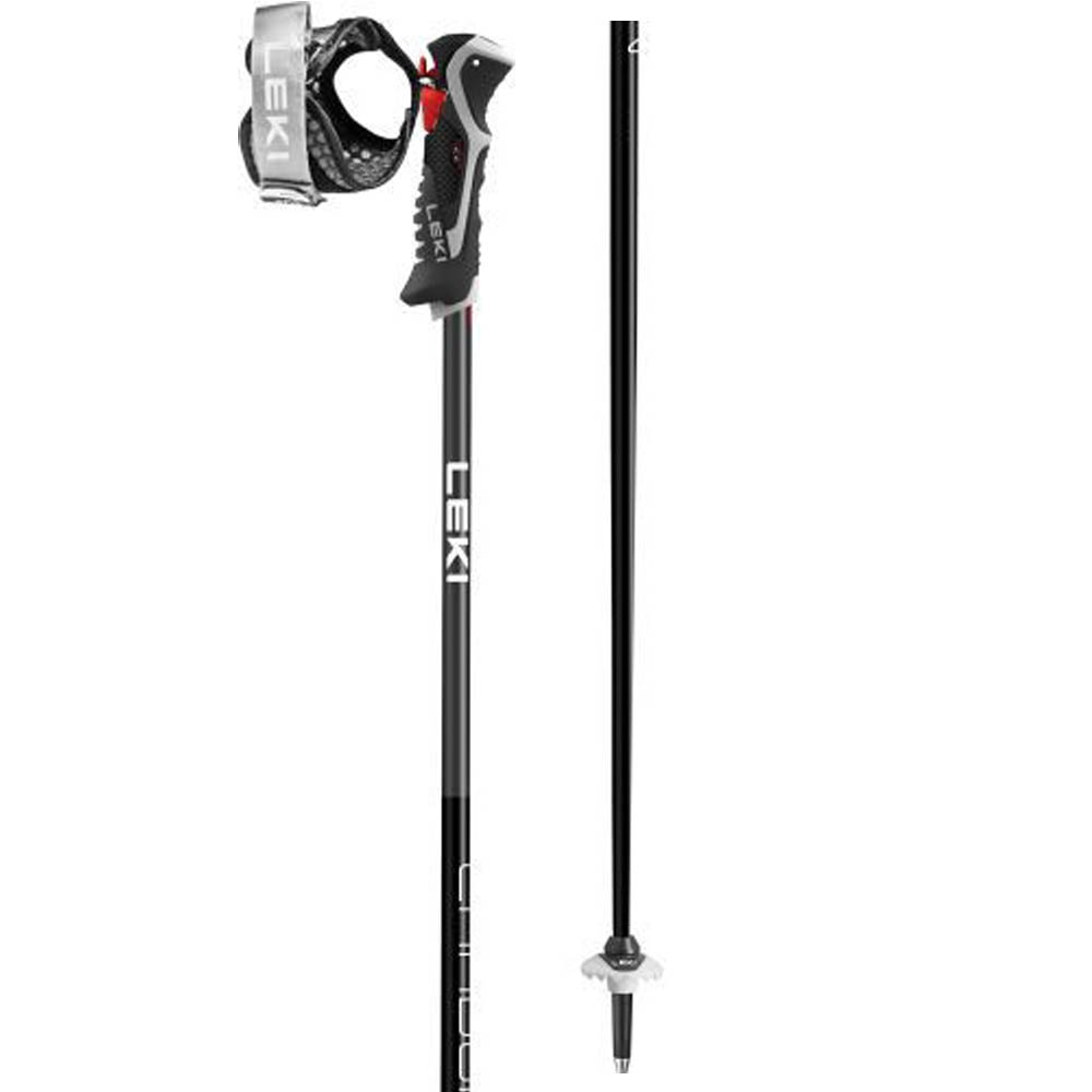 Bâtons de ski alpin Carbon 14 3D, noir-anthracite foncé-brillant