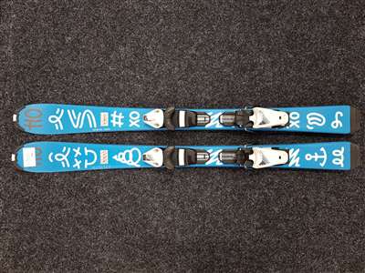 Skis enfant d'occasion SPORTEN XOXO + fixations Tyrolia SLR 4.5