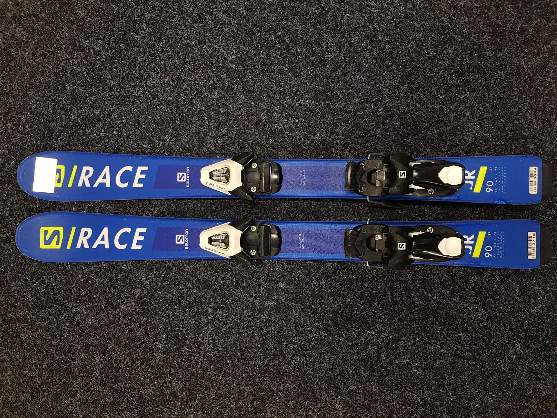 Použité dětské lyže SALOMON S/RACE + vázání Salomon 5