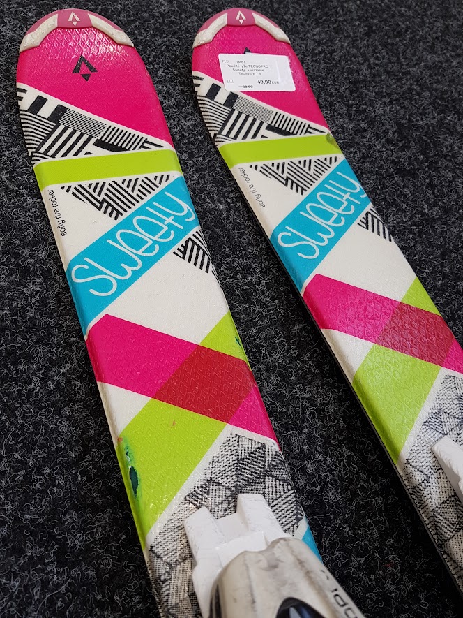 Gebrauchte TECNOPRO Sweety Ski + Tecnopro 7.5 Bindungen