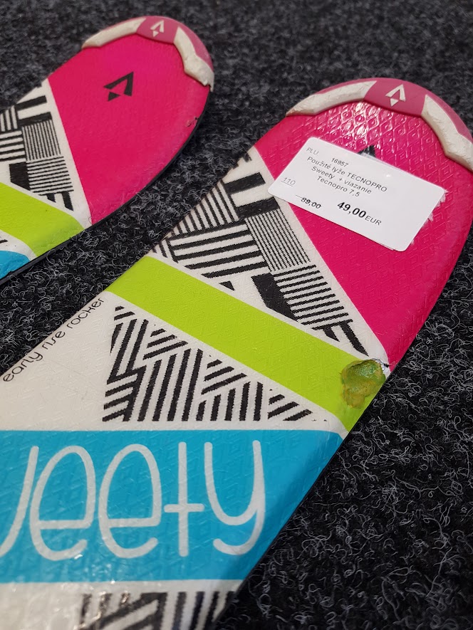 Gebrauchte TECNOPRO Sweety Ski + Tecnopro 7.5 Bindungen