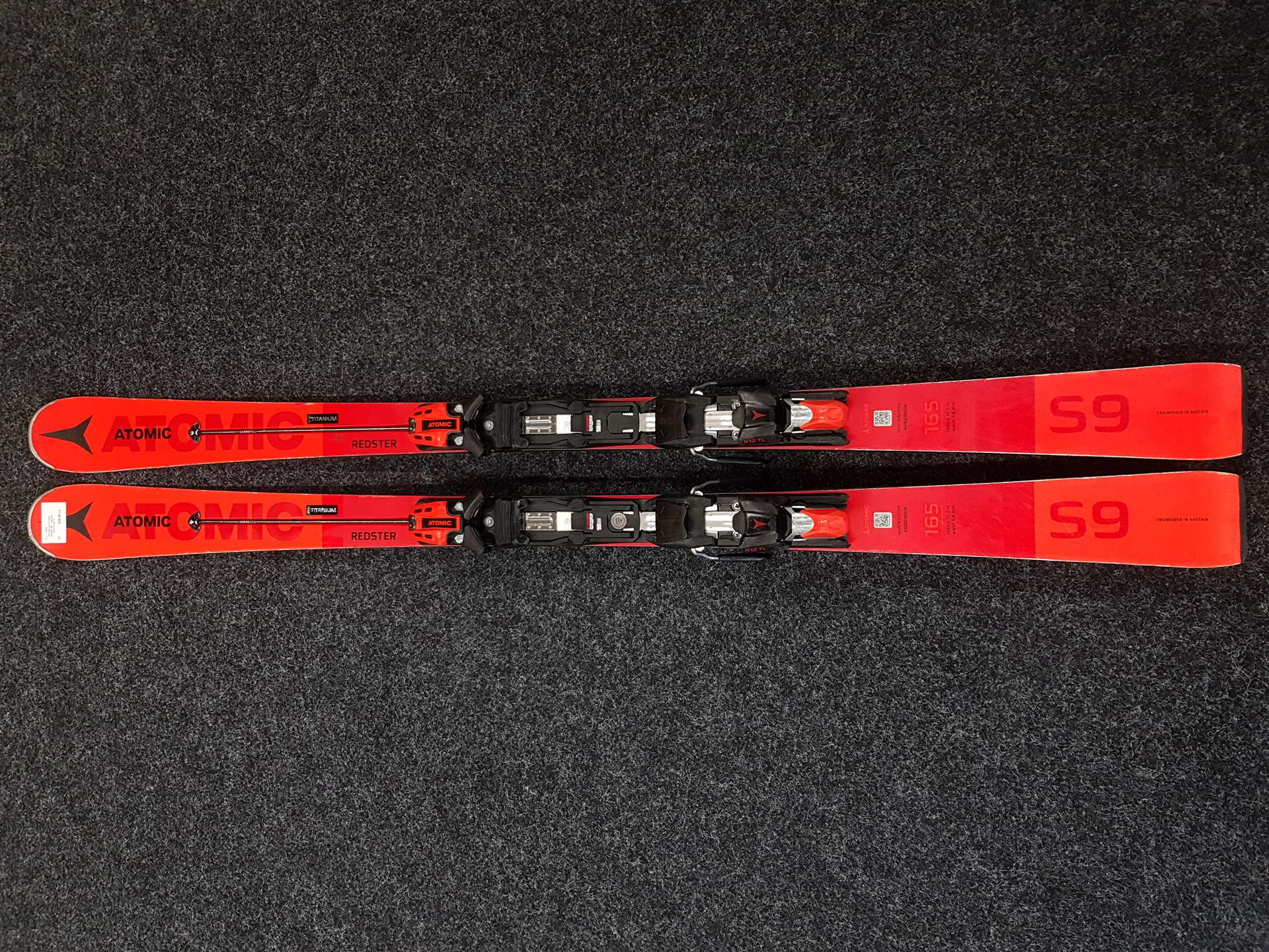 Použité lyže ATOMIC Redster S9 + viazanie Atomic X12 TL