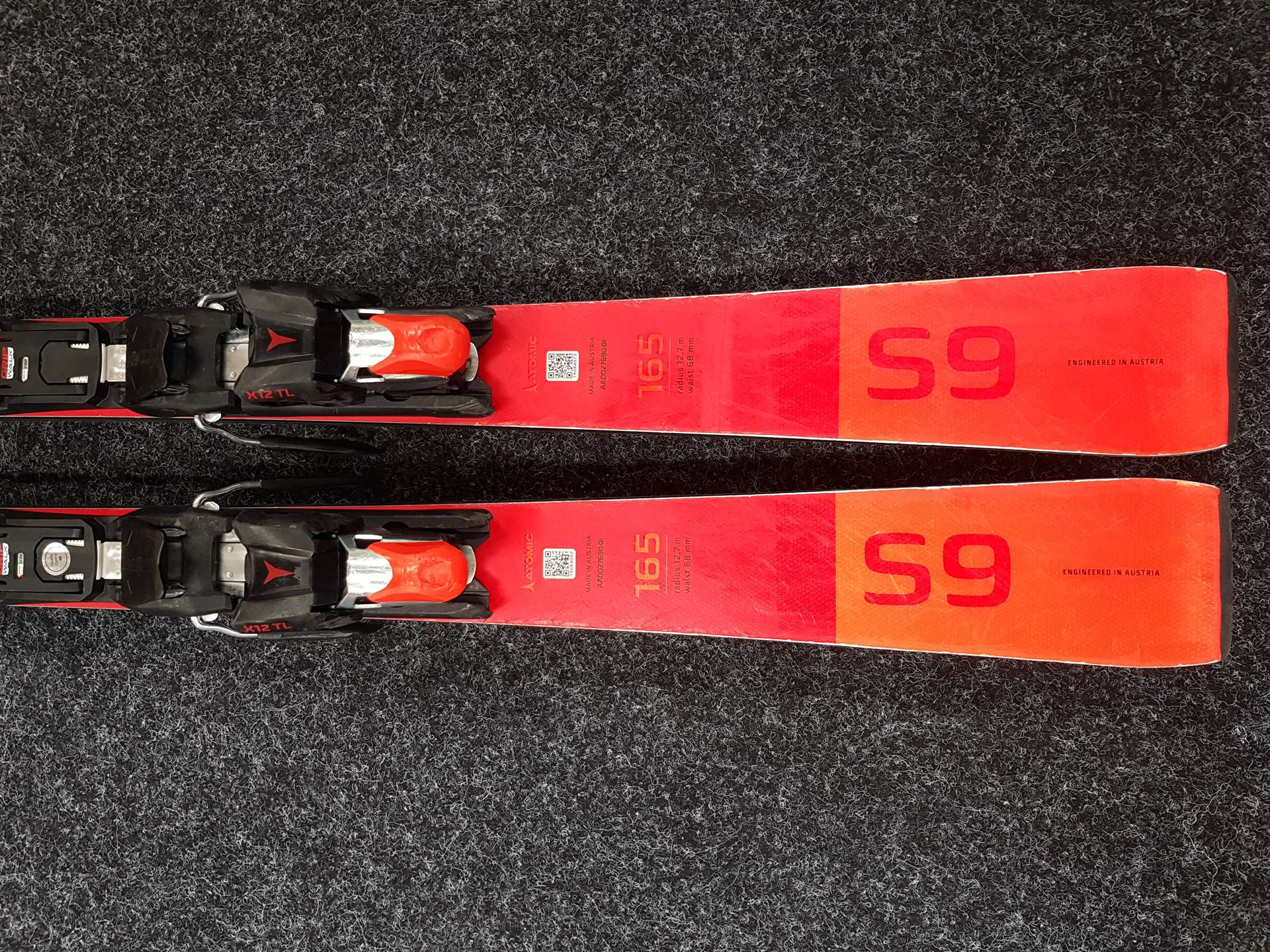 Použité lyže ATOMIC Redster S9 + viazanie Atomic X12 TL