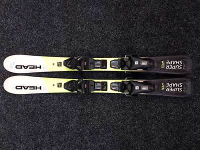 Rabljene dječje skije HEAD Supershape Team + vezovi Tyrolia JRS 4.5 CA