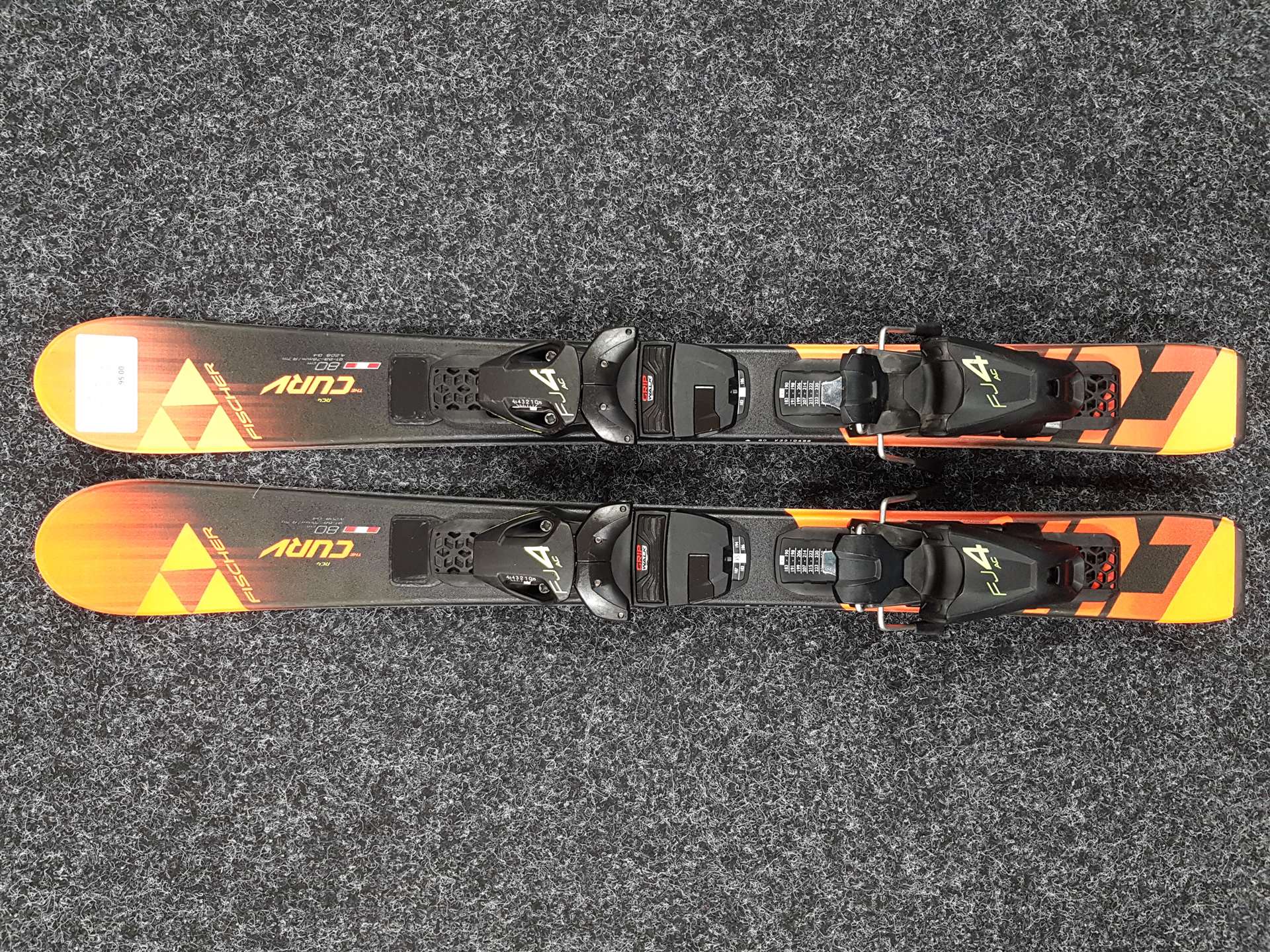 Sci usati per bambini FISCHER The Curv RC4 + attacchi Fischer FJ4