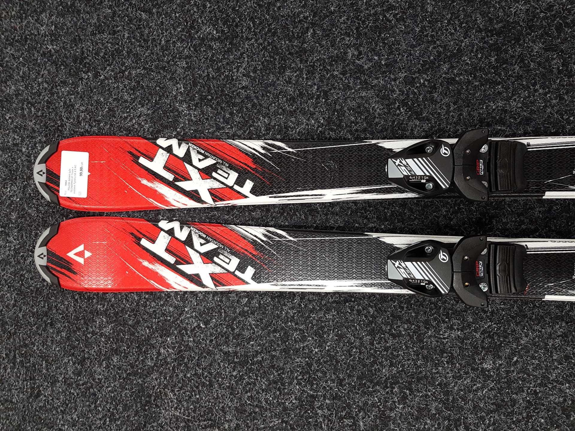 Gebrauchte Kinderski TECNOPRO XT Team + neue Tyrolia SX 4.5 AC Bindungen