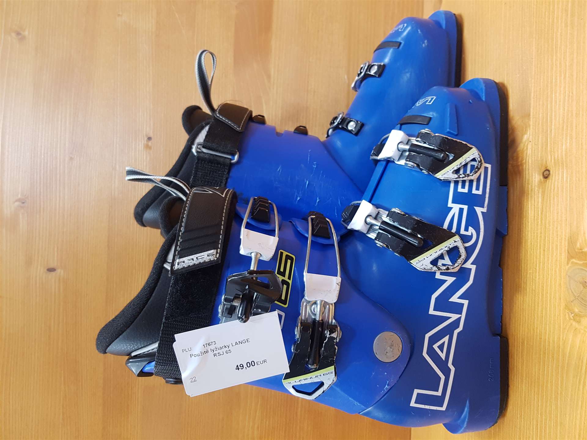 Použité lyžiarky LANGE RSJ 65
