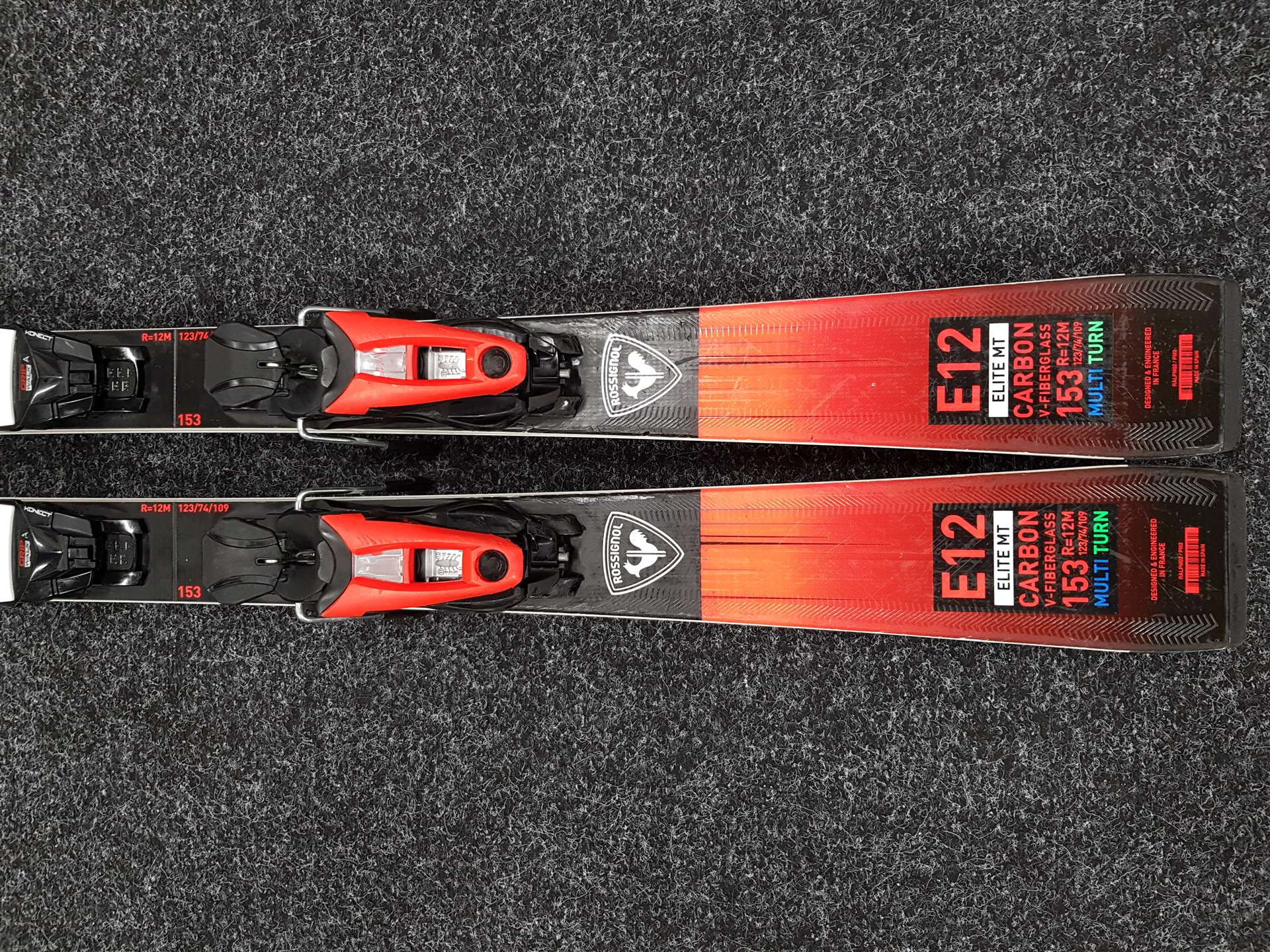 Gebrauchte ROSSIGNOL Hero E12 Elite MT Ski + Look NX12 Bindungen
