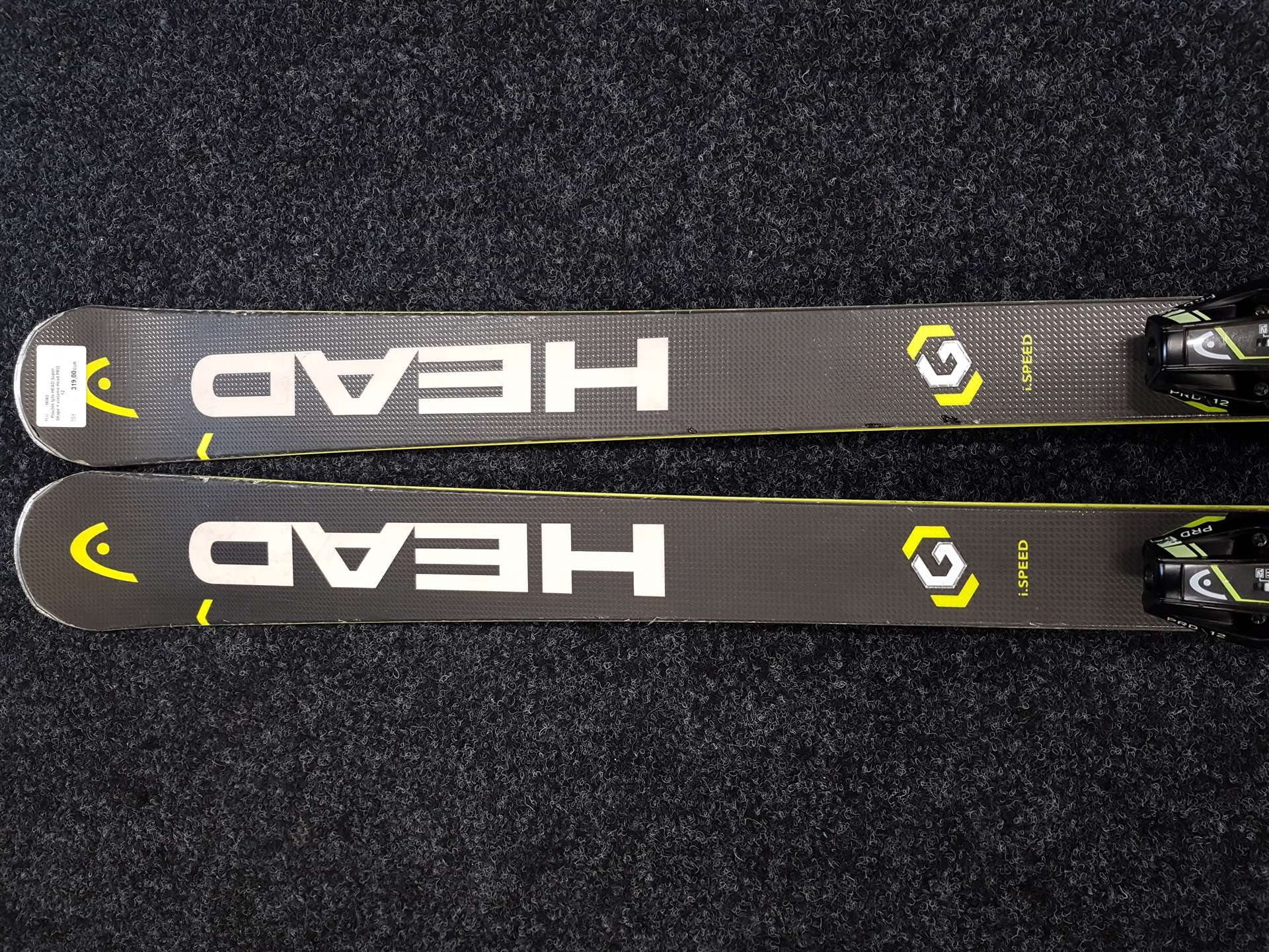 Použité lyže HEAD Super Shape + vázání Head PRO 12