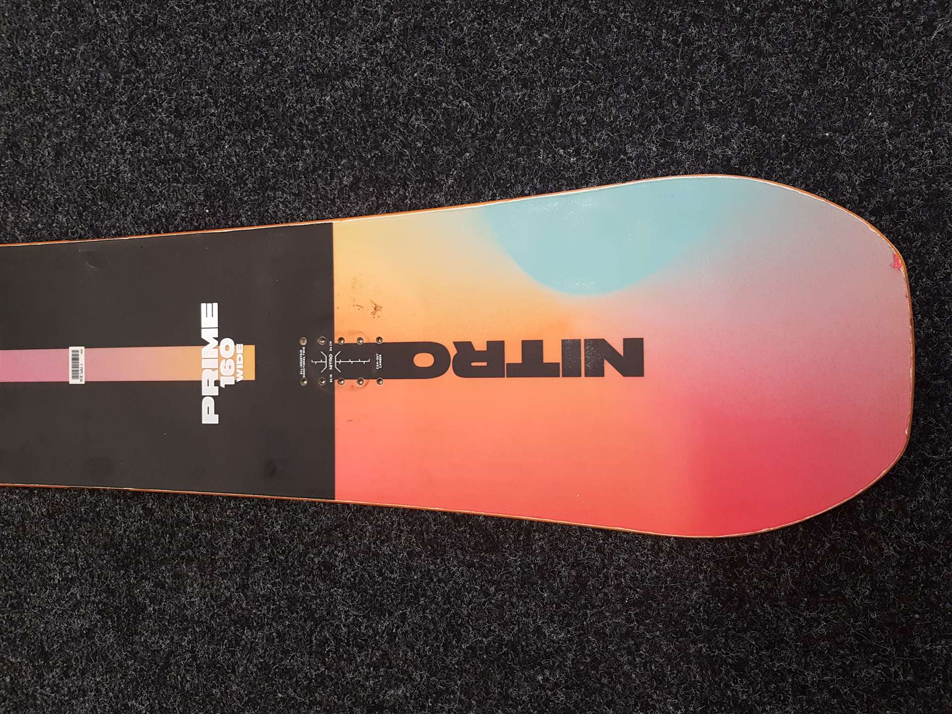Placă de snowboard NITRO Prime 160 Wide folosită