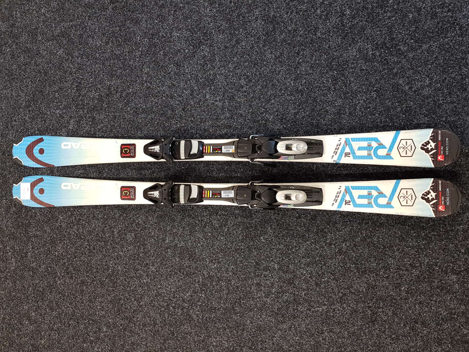 Esquís usados HEAD ERA 3.0 REV 70 + fijaciones Tyrolia SP 10