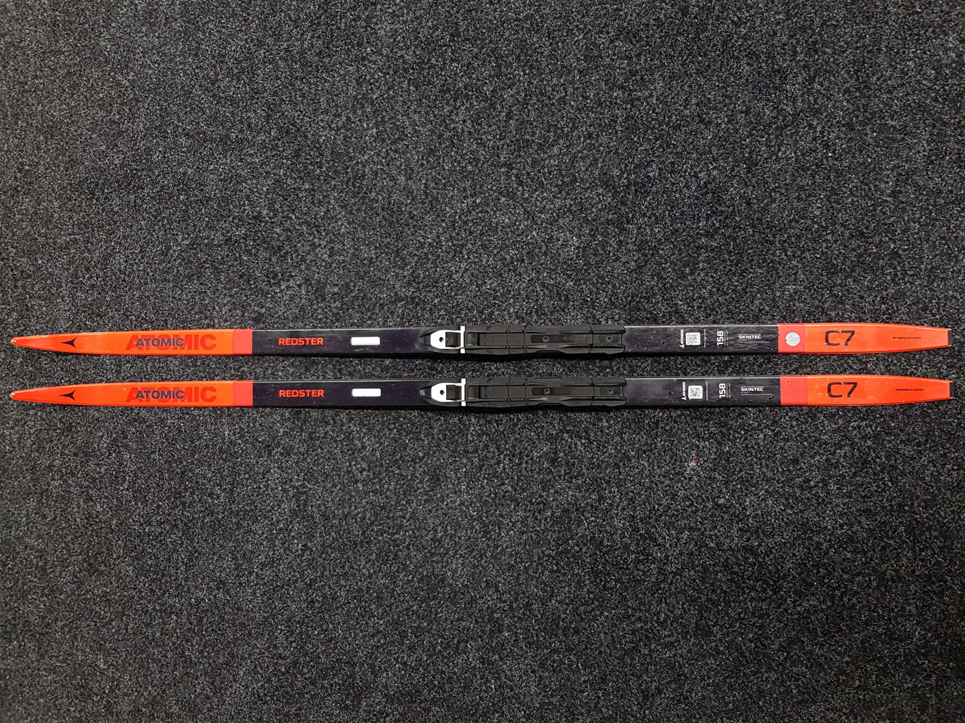 Gebrauchte Atomic Redster Skintec C7 Langlaufski + NNN-Bindungen Salomon