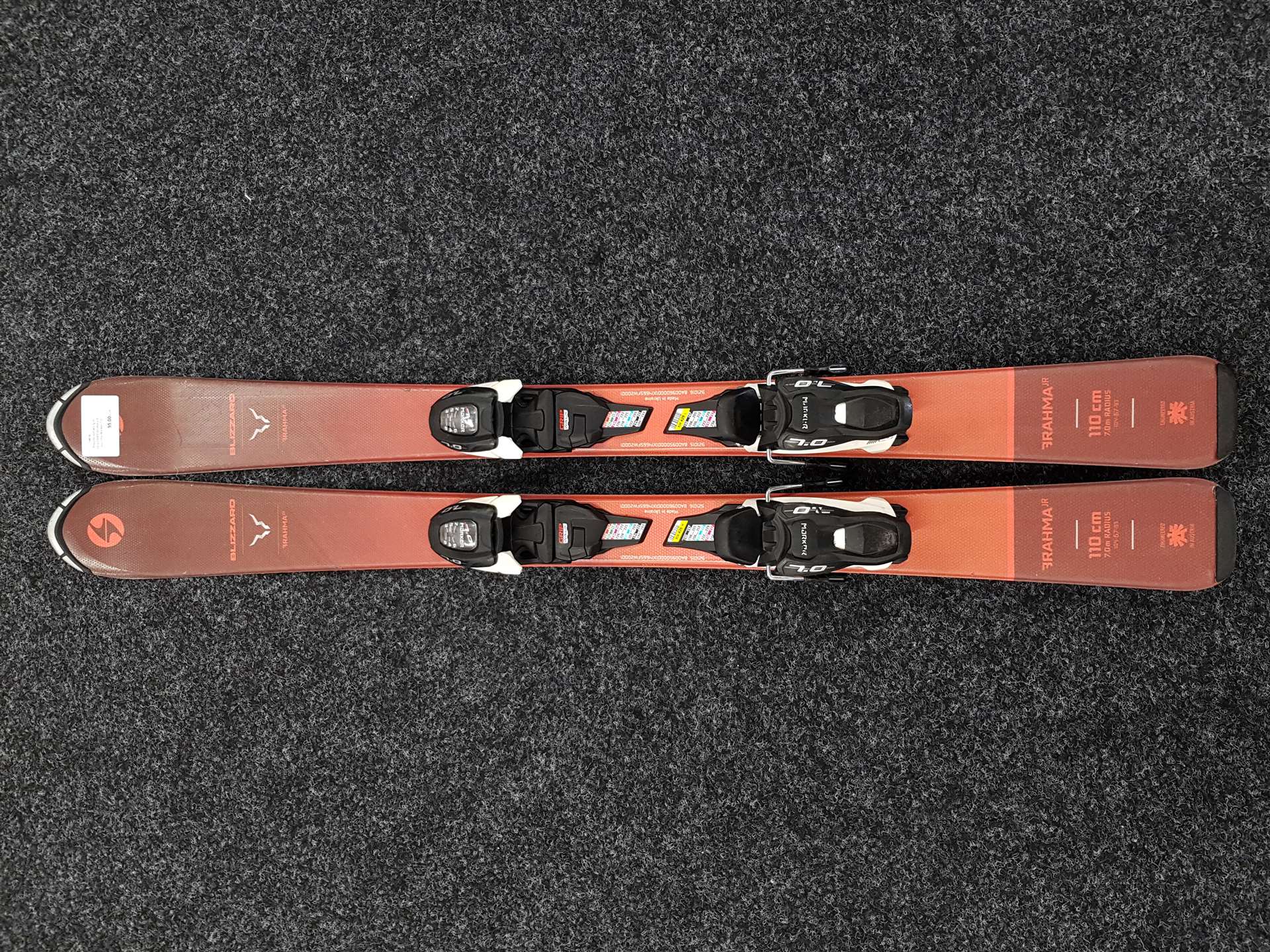 Használt gyermek síléc BLIZZARD Brahma + kötés Marker 7.0