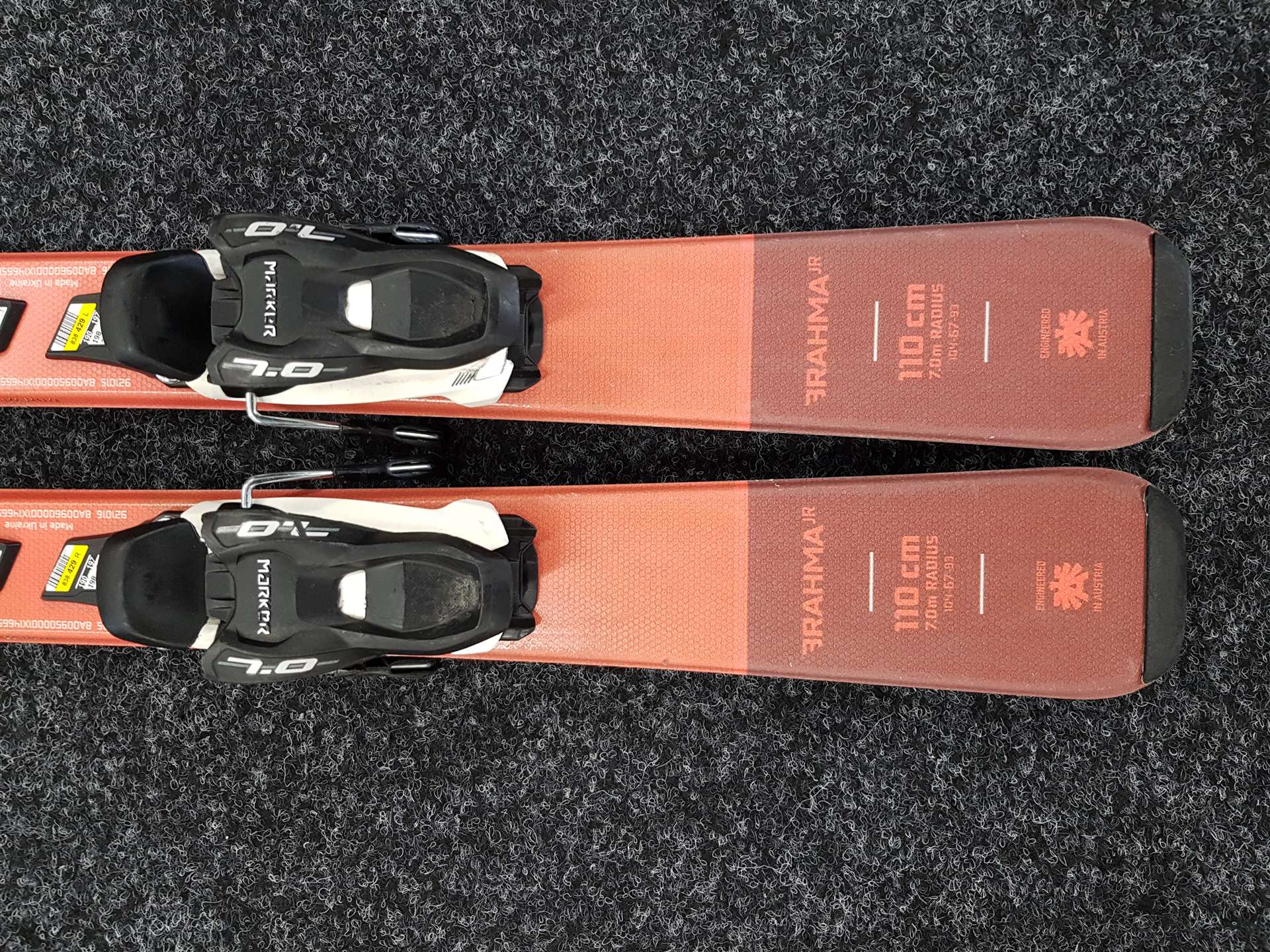 Használt gyermek síléc BLIZZARD Brahma + kötés Marker 7.0