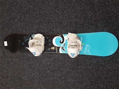 Gebruikt Rossignol Sublime snowboard + Rossignol bindingen maat M