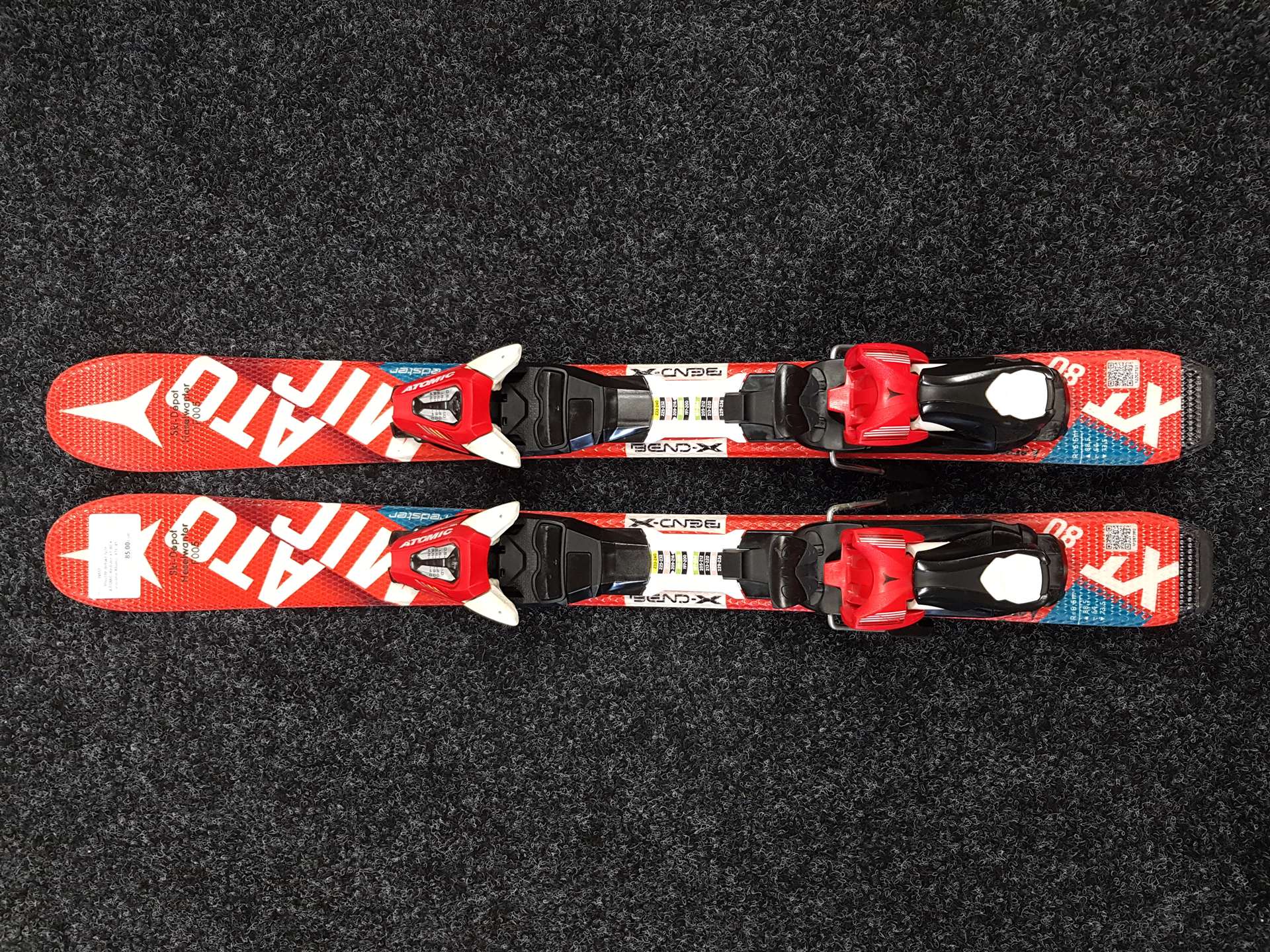 Rabljene dječje skije ATOMIC Redster XT 80 + vezovi Atomic XTE 45