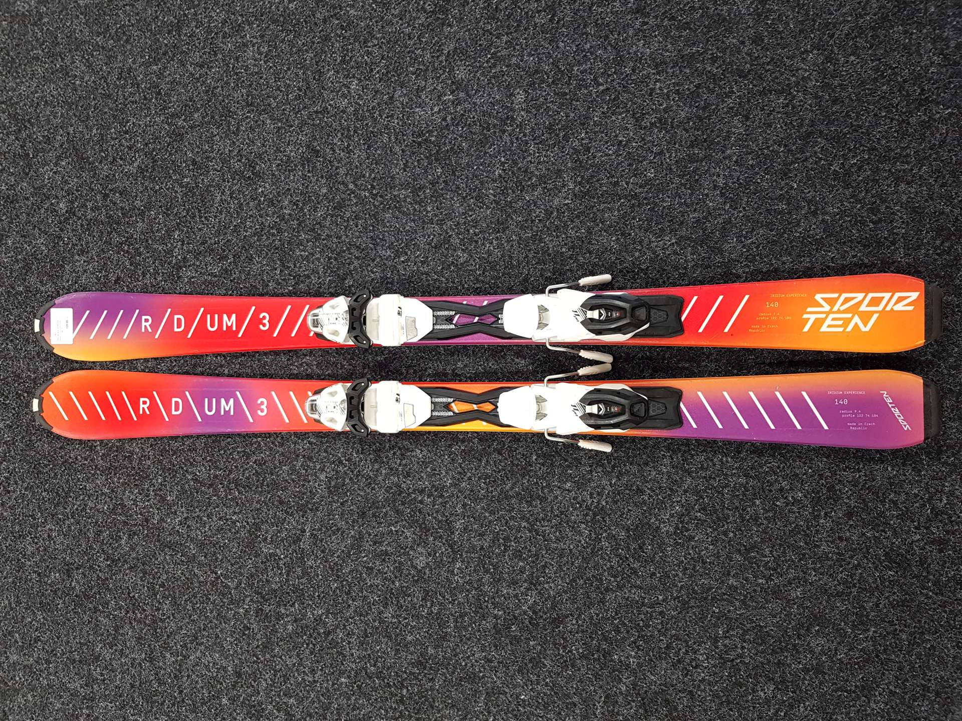 Rabljene smuči SPORTEN Iridium 3 + vezi Tyrolia PR 11