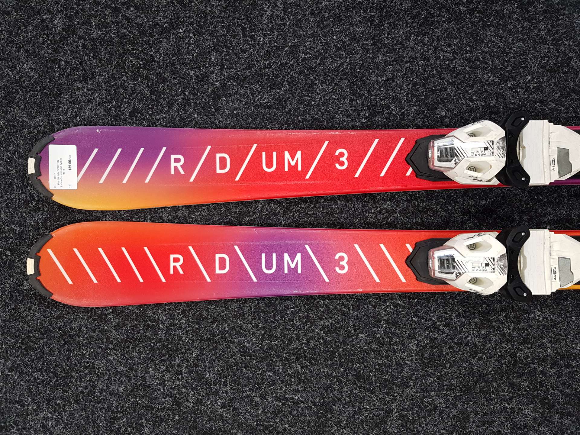 Gebrauchte Skier SPORTEN Iridium 3 + Tyrolia PR 11 Bindungen