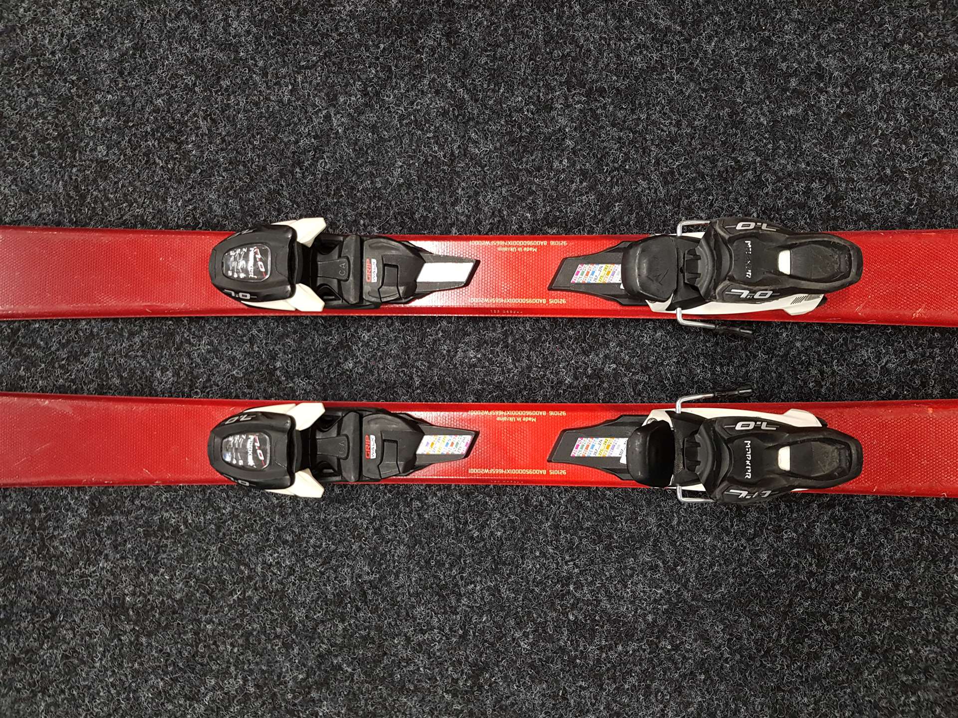 Použité lyže BLIZZARD Brahma JR + viazanie Marker 7