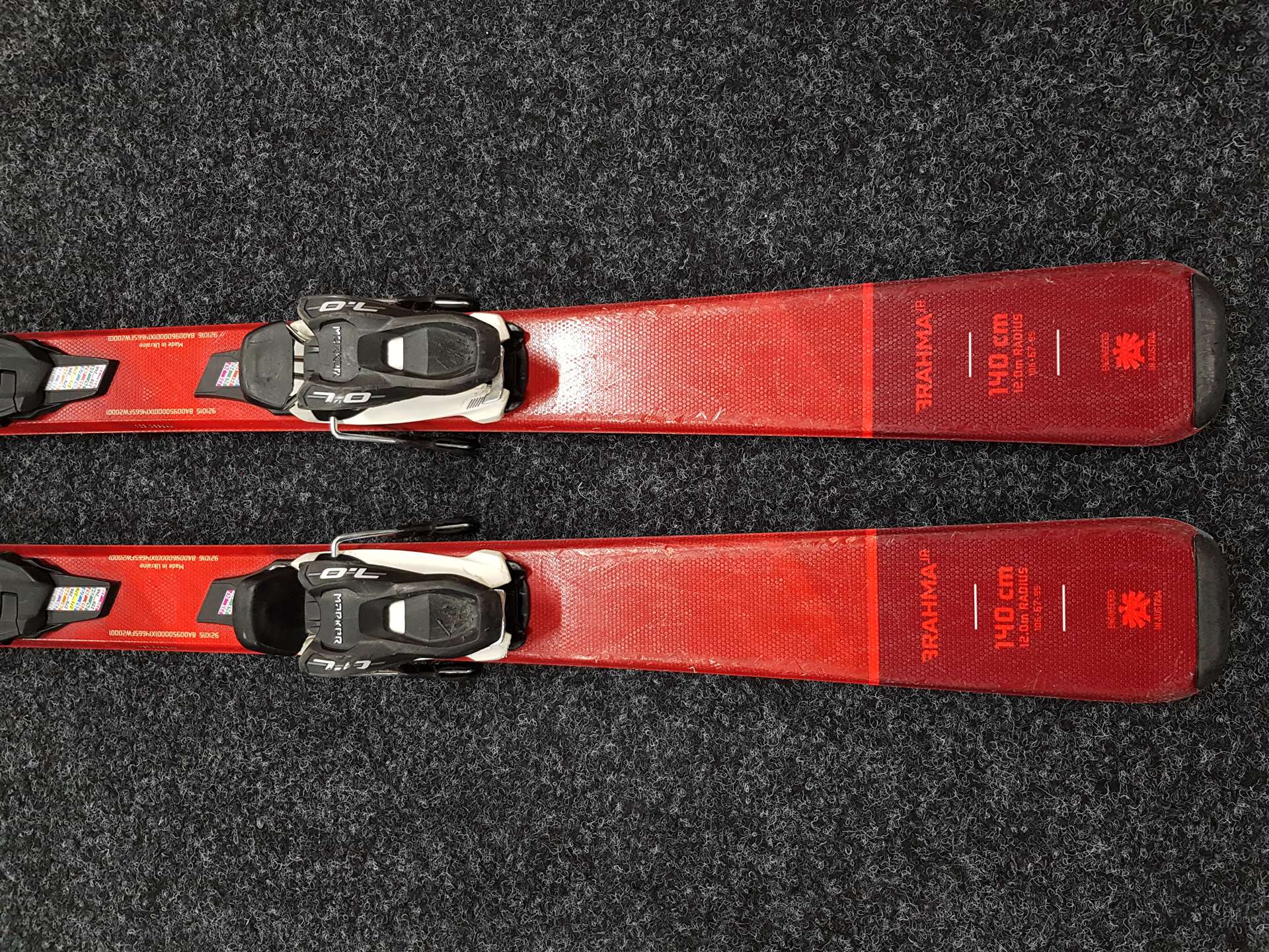 Použité lyže BLIZZARD Brahma JR + viazanie Marker 7