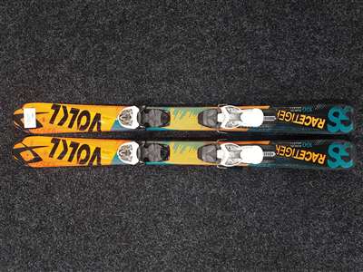 Sci usati per bambini VOLKL RACETIGER + attacchi Marker 4.5