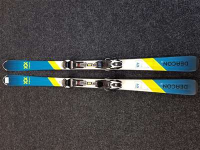 Esquís VOLKL Deacon 7.4 usados + fijaciones Marker FDT 10