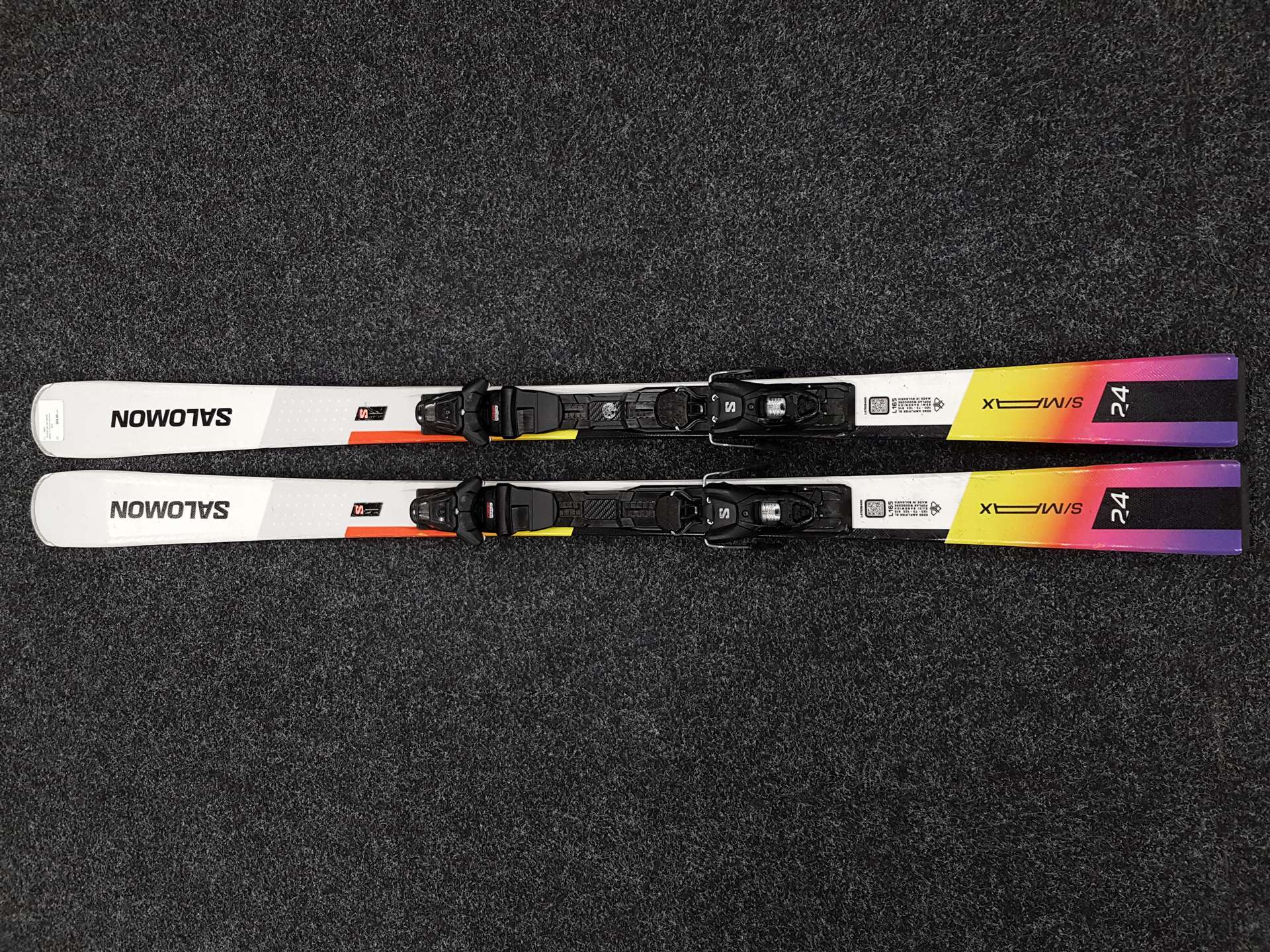 Gebrauchte Skier SALOMON S/MAX 24 + Salomon M10 Bindungen
