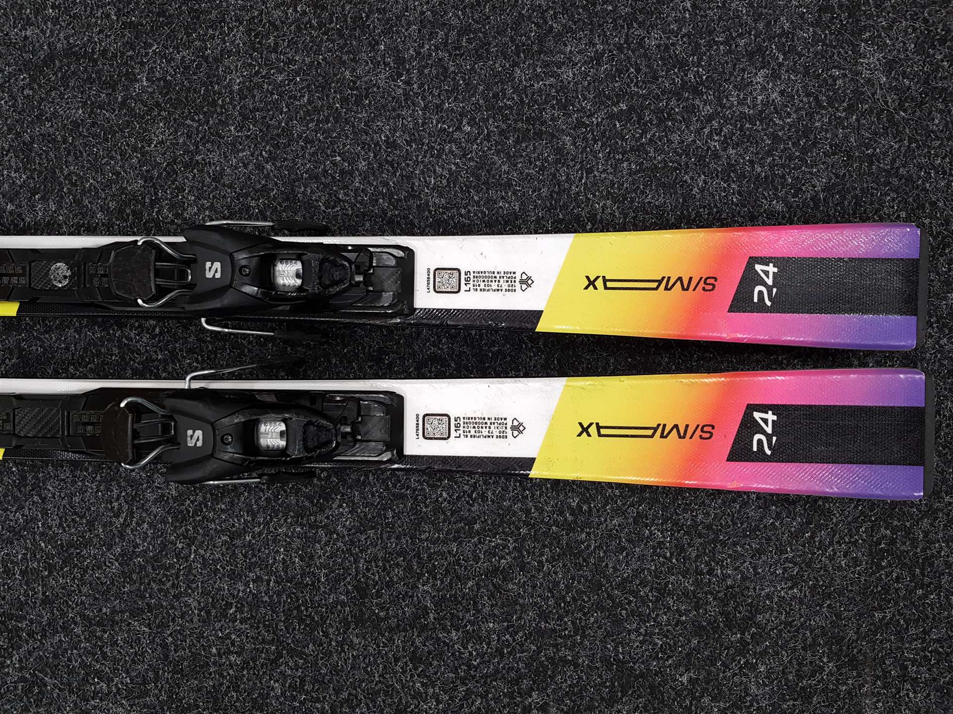 Gebrauchte Skier SALOMON S/MAX 24 + Salomon M10 Bindungen