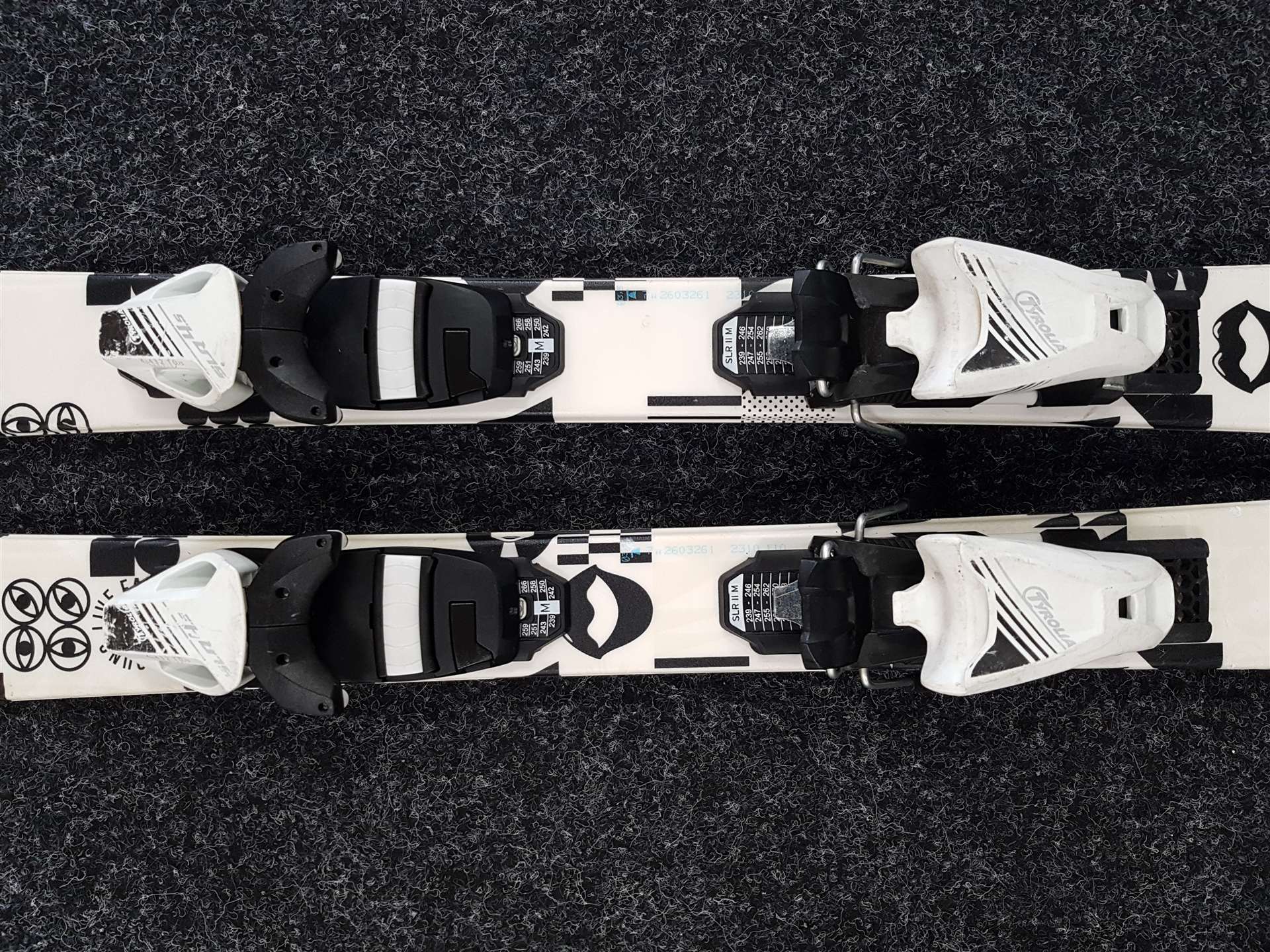 Skis enfant d'occasion SPORTEN Venus + fixations Tyrolia SLR 4.5