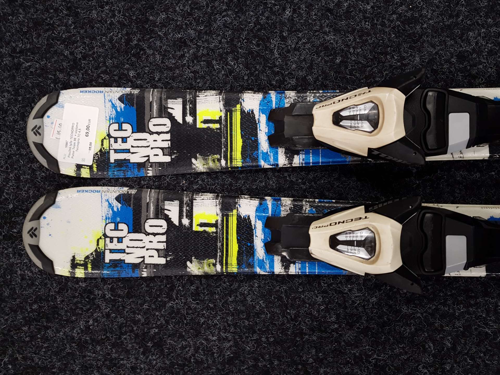 Použité lyže TECNOPRO  Pulse Team 88  + viazanie Tecnopro TC 4,5