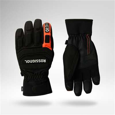 Gants de ski Rossignol JR HERO SKI GLOVES R-SHELL DRY-BLACK