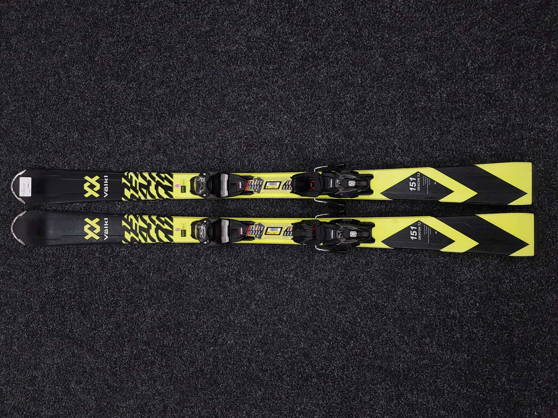 Gebrauchte VOLKL Deacon 7.2 Ski + Marker FDT 10 Bindungen
