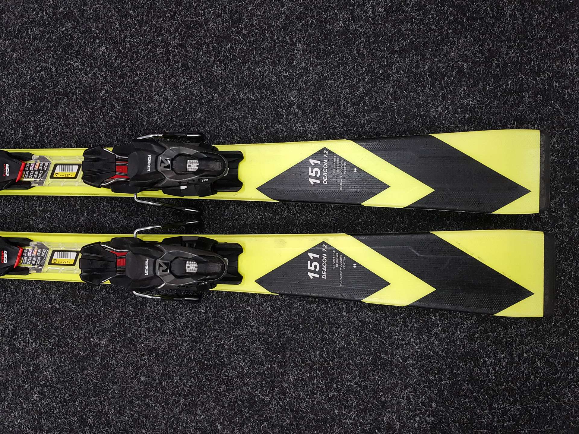 Gebrauchte VOLKL Deacon 7.2 Ski + Marker FDT 10 Bindungen