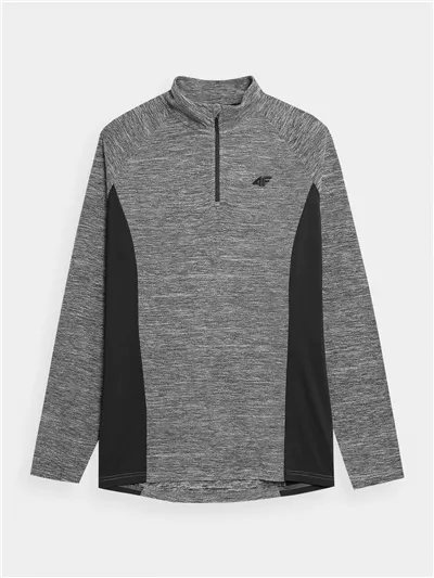 Lenjerie termică pentru bărbați 4F BIMP011 Tricot de corp Gri mijlociu melange