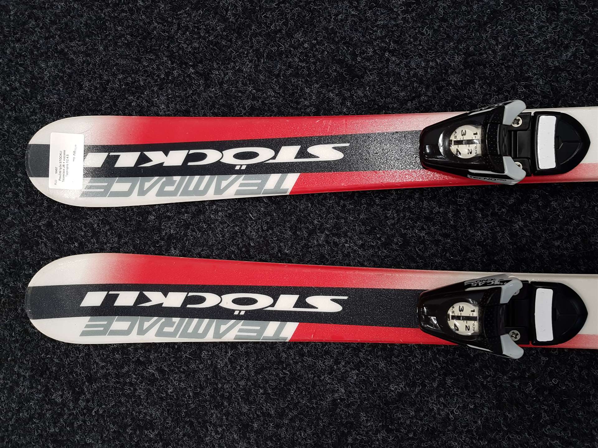 Gebrauchte STOCKLI Teamrace JR Ski + Tecnopro TC 4.5 Bindungen