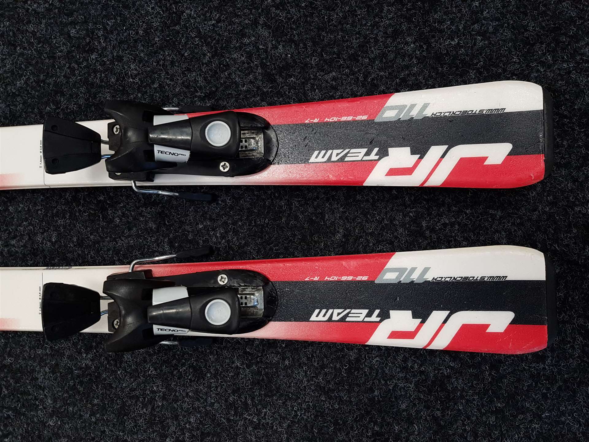 Gebrauchte STOCKLI Teamrace JR Ski + Tecnopro TC 4.5 Bindungen