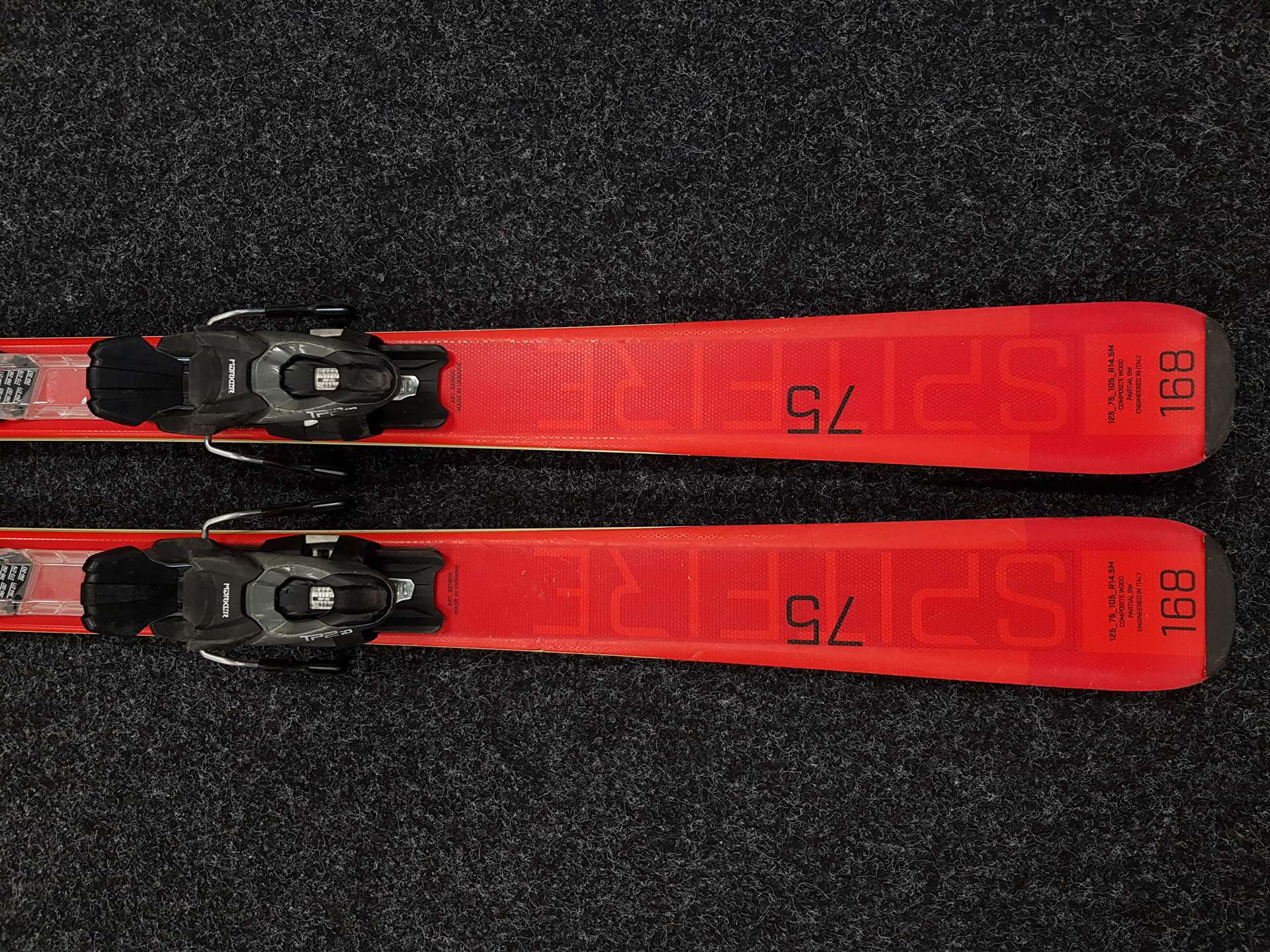 Skis d'occasion NORDICA Spitfire 75 + fixations Marker TP2 10