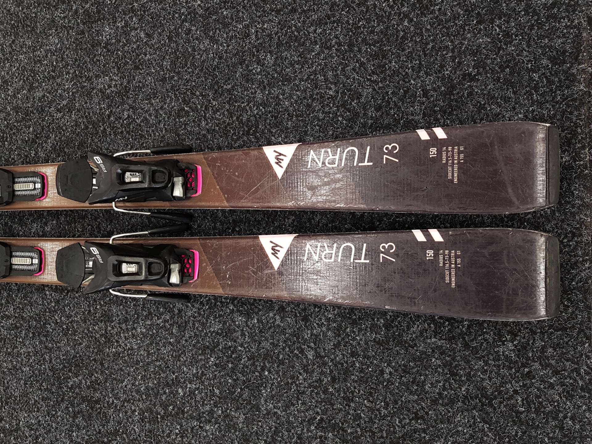 Gebrauchte FISCHER My Turn Ski + Fischer RS9 Bindungen