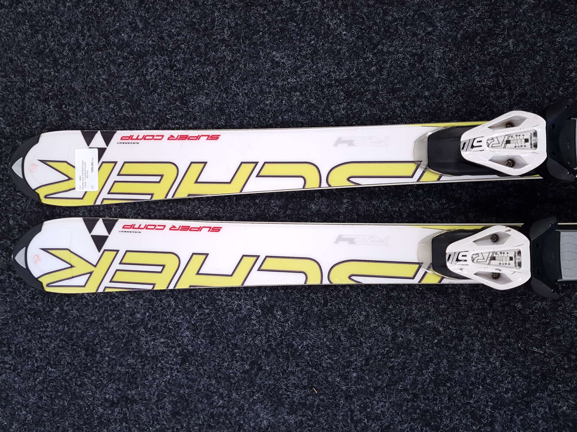 Použité lyže FISCHER Super Comp  + viazanie Fischer RS 10.0